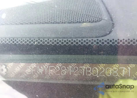 2007 Honda Pilot Lx from USA, damaged, VIN 5FNYF28127B020871